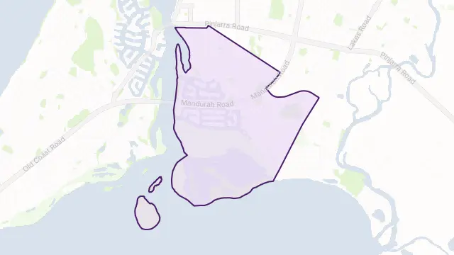 Dudley Park Area Boundary Map