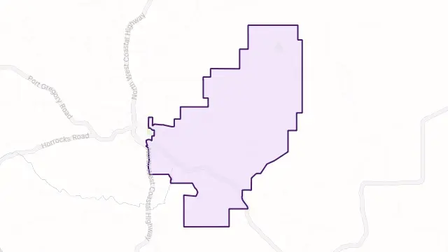 East Bowes Area Boundary Map