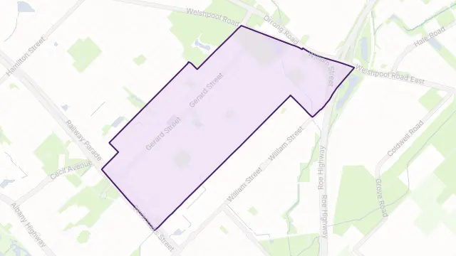 East Cannington Area Boundary Map