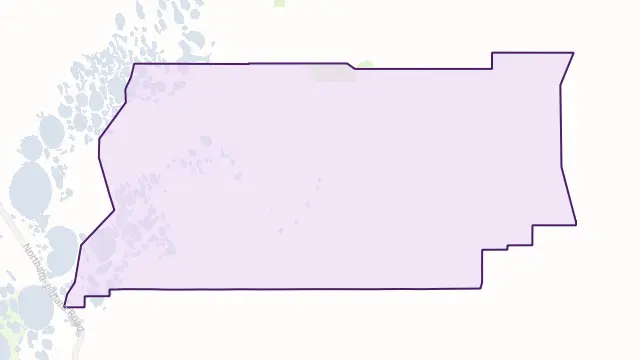 East Damboring Area Boundary Map