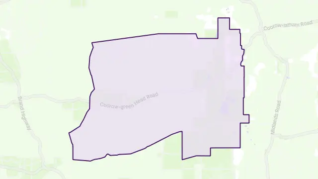 Eganu Area Boundary Map