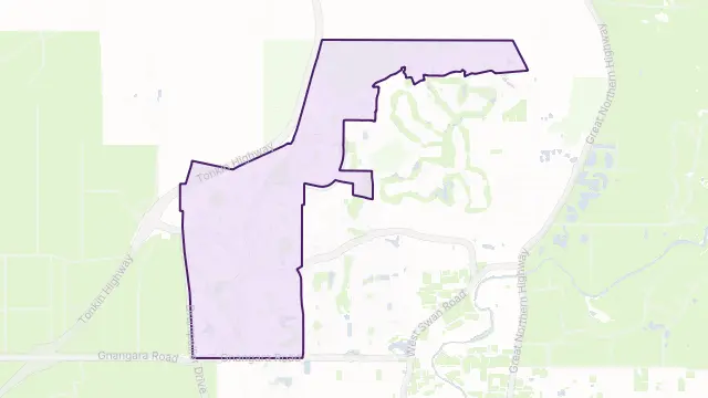 Ellenbrook Area Boundary Map