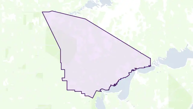 Ennuin Area Boundary Map