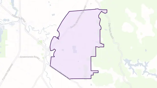 Fairbridge Area Boundary Map