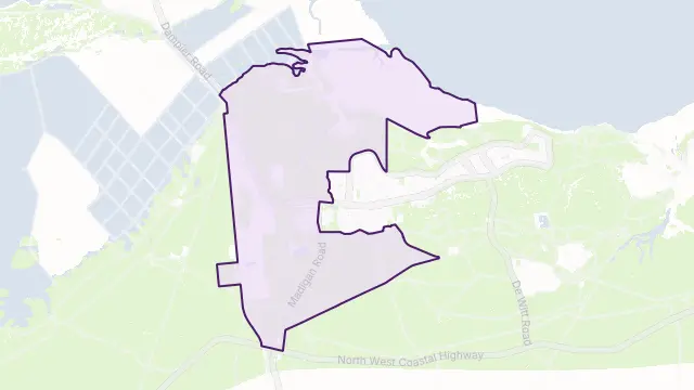 Gap Ridge Area Boundary Map