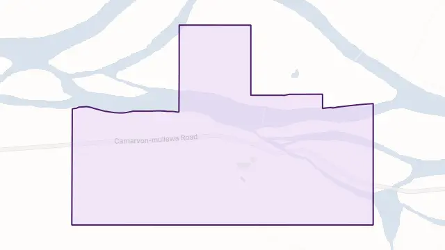 Gascoyne Junction Area Boundary Map