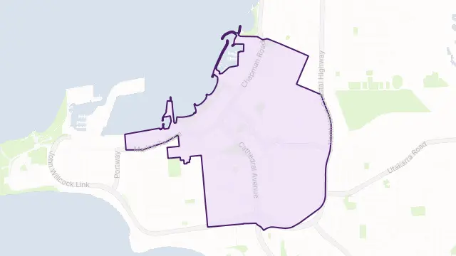 Geraldton Area Boundary Map