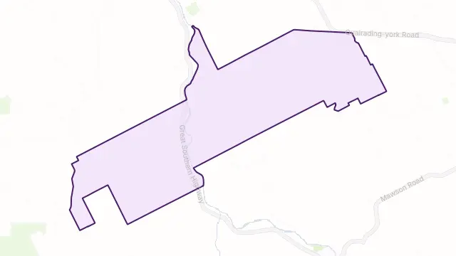 Gilgering Area Boundary Map