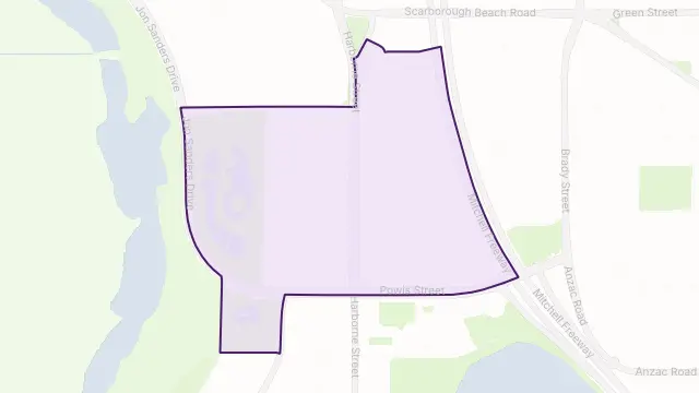 Glendalough Area Boundary Map