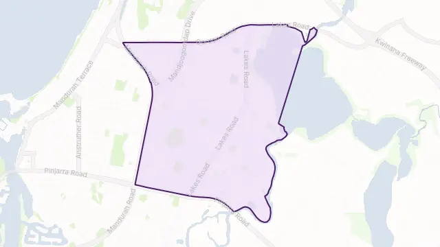 Greenfields Area Boundary Map