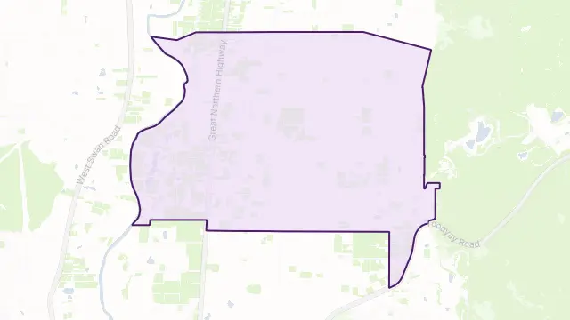 Herne Hill Area Boundary Map
