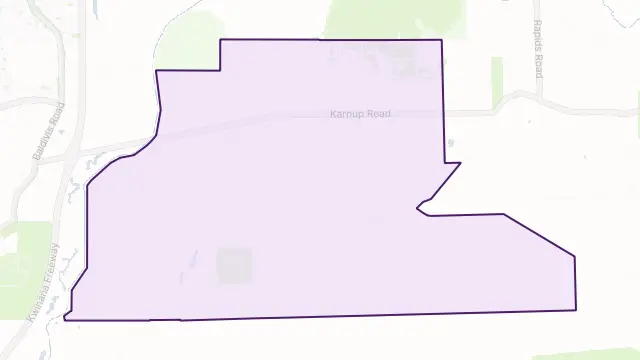 Hopeland Area Boundary Map