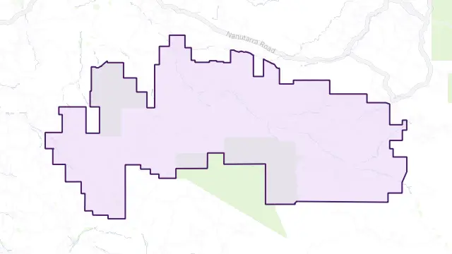 Innawanga Area Boundary Map