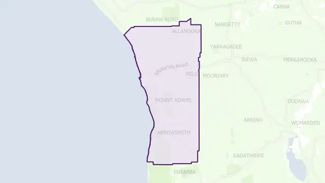 Irwin Area Boundary Map