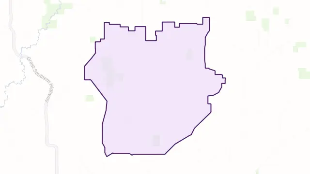 Jaloran Area Boundary Map