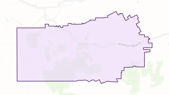 Jelcobine Area Boundary Map
