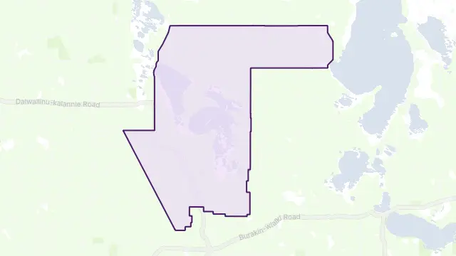 Kalannie Area Boundary Map