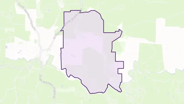 Kangaroo Gully Area Boundary Map