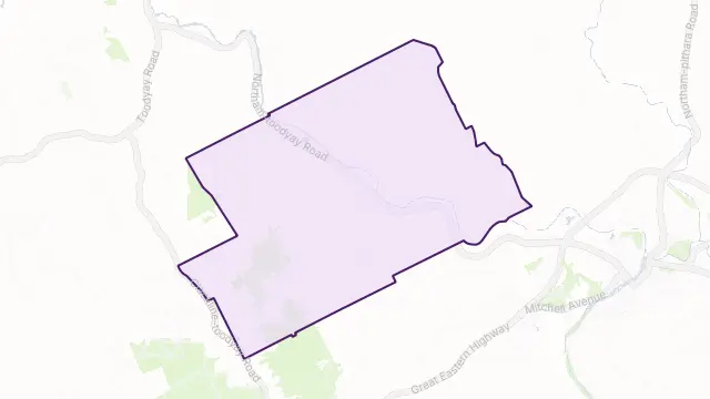 Katrine Area Boundary Map