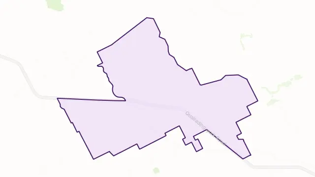Kauring Area Boundary Map