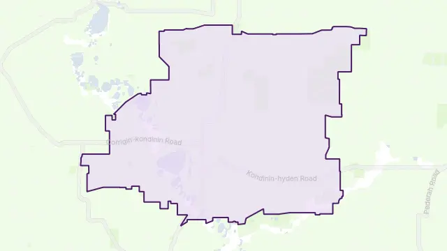 Kondinin Area Boundary Map