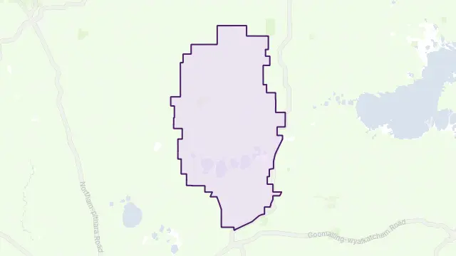 Koomberkine Area Boundary Map