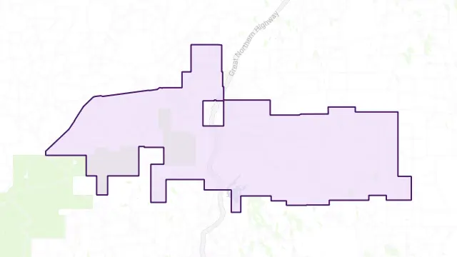 Lake Austin Area Boundary Map