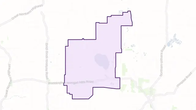 Lake Hinds Area Boundary Map
