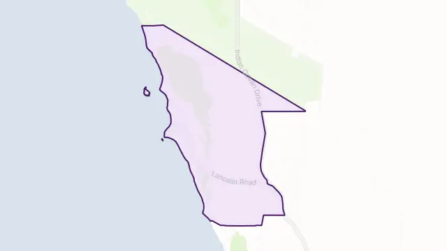 Lancelin Area Boundary Map