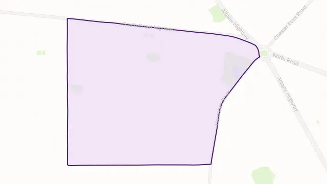 Lockyer Area Boundary Map