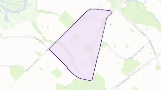 Lynwood Area Boundary Map