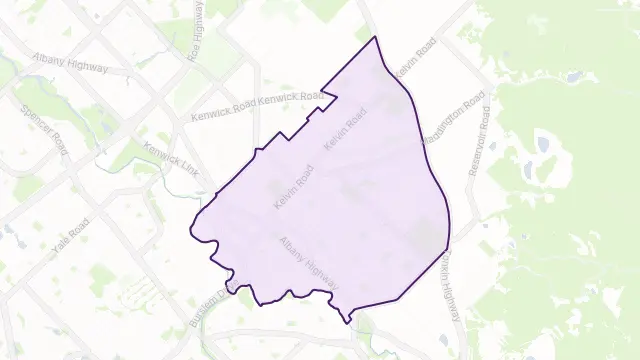 Maddington Area Boundary Map