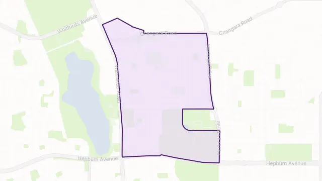 Madeley Area Boundary Map