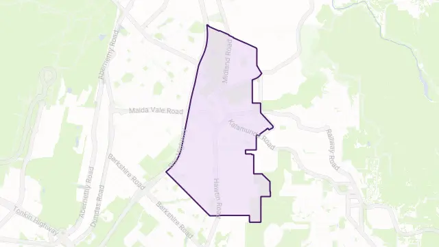 Maida Vale Area Boundary Map