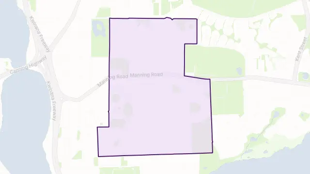 Manning Area Boundary Map