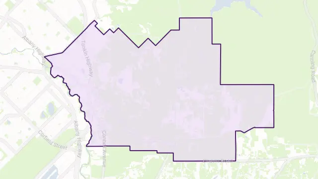 Martin Area Boundary Map