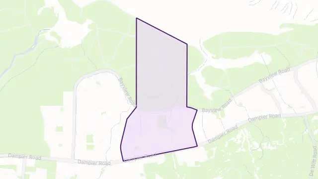 Millars Well Area Boundary Map
