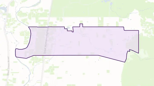 Millendon Area Boundary Map