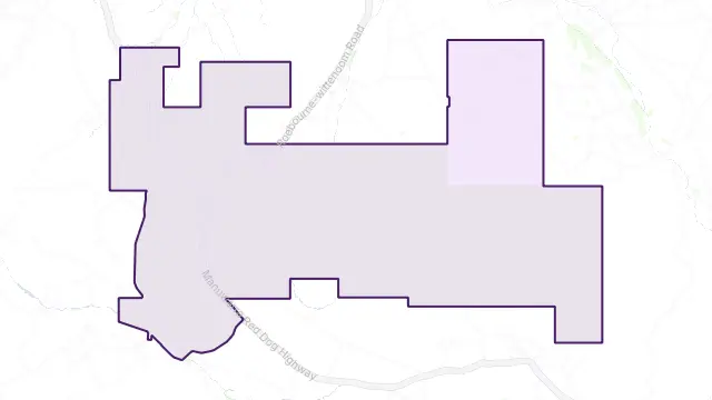 Millstream Area Boundary Map