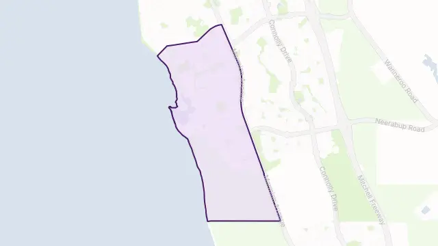 Mindarie Area Boundary Map