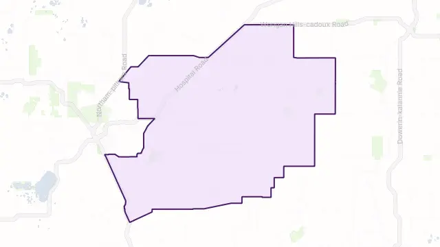 Mocardy Area Boundary Map