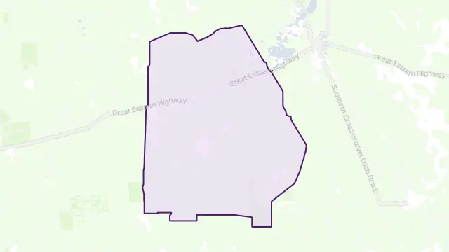 Moorine Rock Area Boundary Map