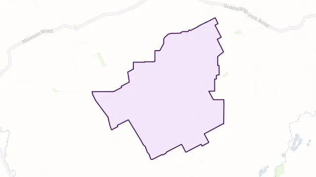 Morbinning Area Boundary Map