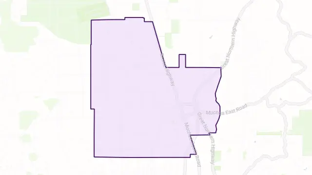 Muchea Area Boundary Map