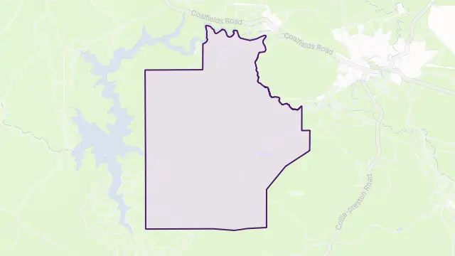 Mungalup Area Boundary Map