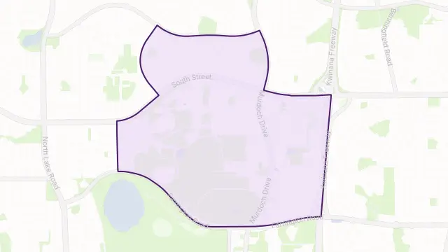 Murdoch Area Boundary Map
