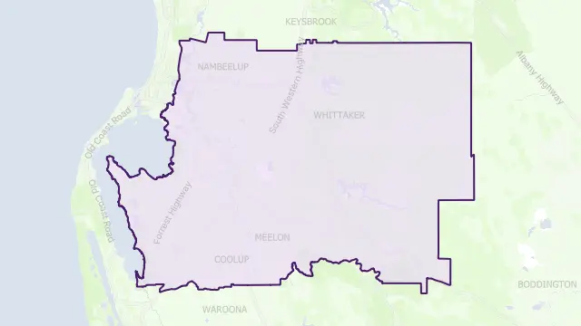 Murray Council Area Boundary Map