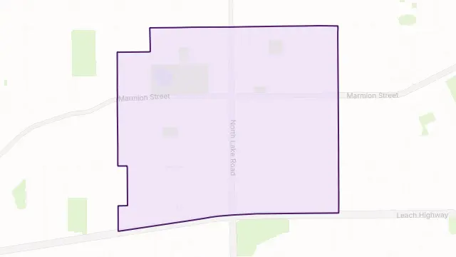 Myaree Area Boundary Map