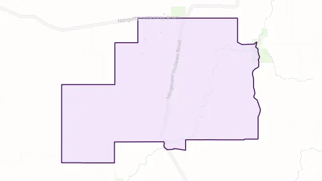 Nangetty Area Boundary Map