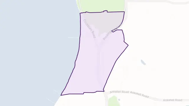 Naval Base Area Boundary Map